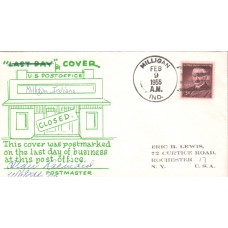 Milligan IN Post Office Last Day - Eric Lewis Cover