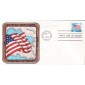 #2278 Flag and Clouds LMG FDC