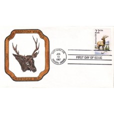 #2328 American Elk LMG FDC