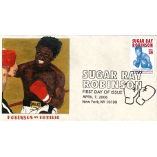 #4020 Sugar Ray Robinson LMG FDC