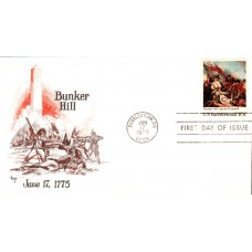 #1564 Bunker of Hill Marg FDC