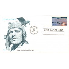 #1710 Lindbergh's Flight Marg FDC