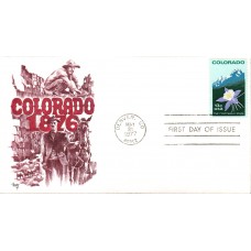 #1711 Colorado Statehood Marg FDC