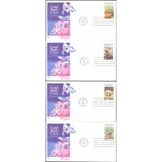 #1827-30 Coral Reefs Marg FDC Set