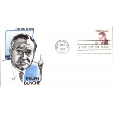 #1860 Dr. Ralph Bunche Marg FDC