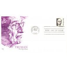 #1862 Harry S. Truman Marg FDC
