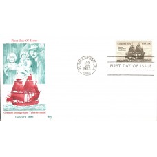 #2040 German Immigration Marg FDC