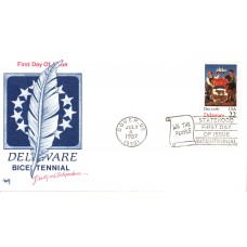 #2336 Delaware Statehood Marg FDC