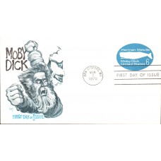#U554 Herman Melville - Moby Dick Marg FDC