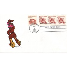 #2126 Tricycle 1880s Marika FDC