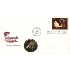 #1487 Willa S. Cather Medallion FDC