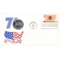 #1635 New Jersey State Flag Medallion FDC