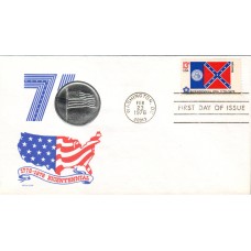 #1636 Georgia State Flag Medallion FDC