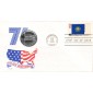 #1641 New Hampshire State Flag Medallion FDC