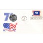 #1676 Wyoming State Flag Medallion FDC