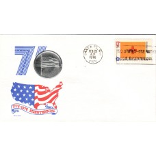 #1679 New Mexico State Flag Medallion FDC