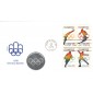 #1695-98 Olympics Medallion FDC