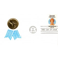 #1788 Special Olympics Medallion FDC