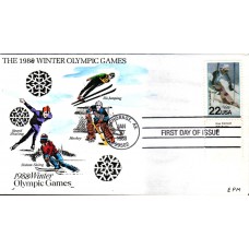 #2369 Winter Olympics Meissner FDC