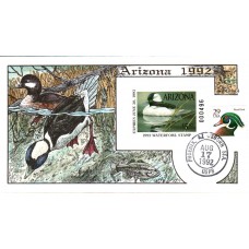 #AZ6 Arizona 1992 Duck Milford FDC
