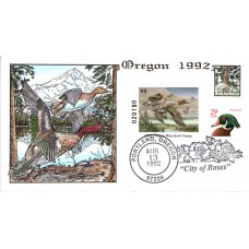 #OR9 Oregon 1992 Duck Milford FDC