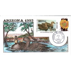 #AZ7 Arizona 1993 Duck Milford FDC