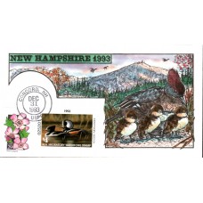 #NH11 New Hampshire 1993 Duck Milford FDC