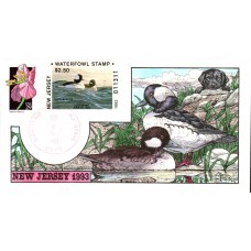 #NJ10 New Jersey 1993 Duck Milford FDC