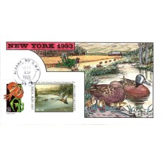 #NY9 New York 1993 Duck Milford FDC