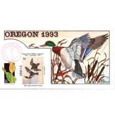 #OR10 Oregon 1993 Duck Milford FDC