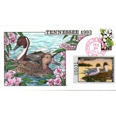 #TN15 Tennessee 1993 Duck Milford FDC