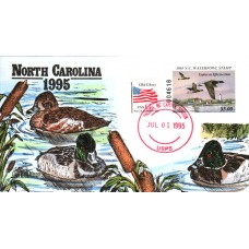 #NC13 North Carolina 1995 Duck Milford FDC