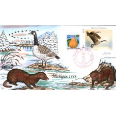#MI21 Michigan 1996 Duck Milford FDC