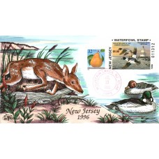 #NJ13 New Jersey 1996 Duck Milford FDC