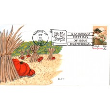 #2338 New Jersey Statehood Mille FDC