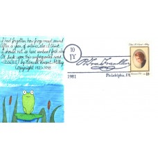 #1926 Edna St. Vincent Millay Murry FDC