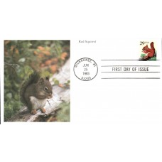 #2489 Red Squirrel Mystic FDC