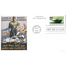 #2765f Italy Invaded Mystic FDC