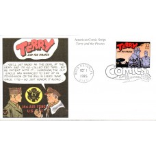 #3000r Terry and the Pirates Mystic FDC