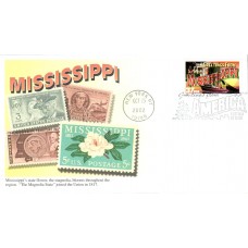 #3719 Greetings From Mississippi Mystic FDC