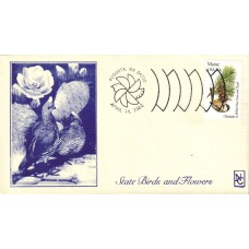 #1971 Maine Birds - Flowers Namake FDC