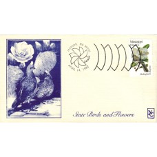 #1976 Mississippi Birds - Flowers Namake FDC