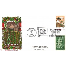 #2338 New Jersey Statehood Nathan-Marcus FDC