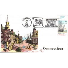 #2340 Connecticut Statehood Nathan-Marcus FDC
