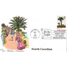 #2343 South Carolina Statehood Nathan-Marcus FDC