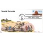 #2403 North Dakota Statehood Nathan-Marcus FDC