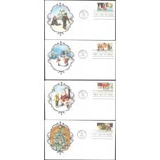 #2027-30 Christmas Scenes New Direxions FDC Set