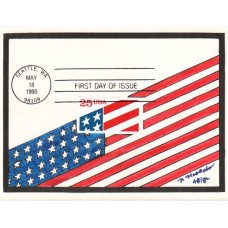 #2475 US Flag Nichols FDC