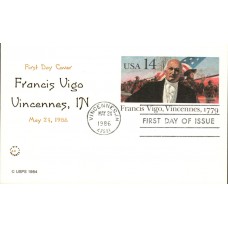 #UX111 Francis Vigo Nix FDC