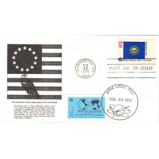 #1641 New Hampshire State Flag NLP FDC